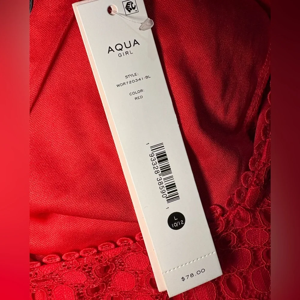 Aqua elegant red